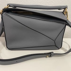 Loewe Calfskin Small Puzzle Handbag